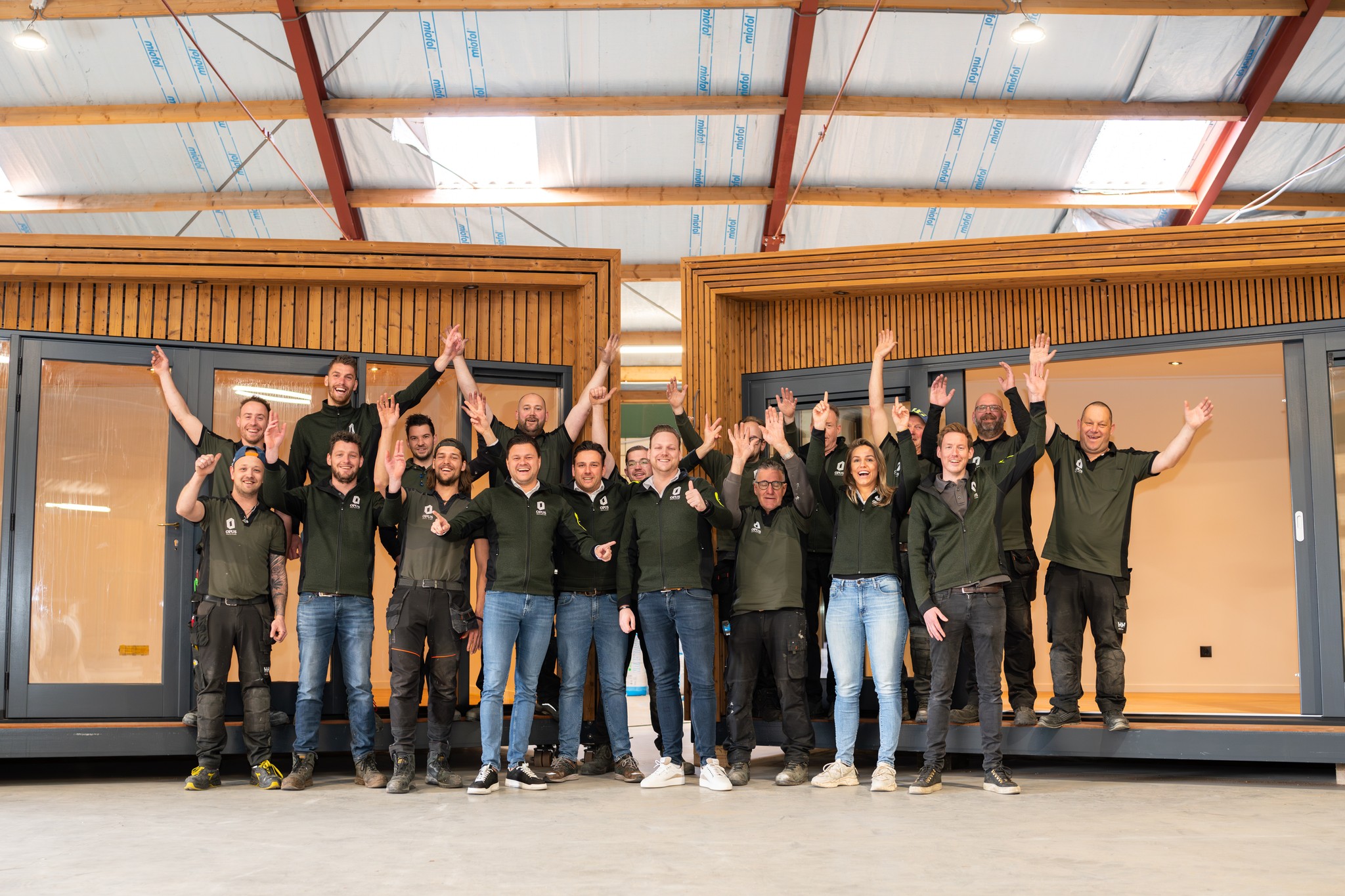 Groepsfoto team EazyOffice